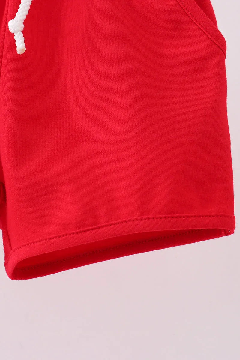 Premium Red drawstring shorts - Essential Southern Charm