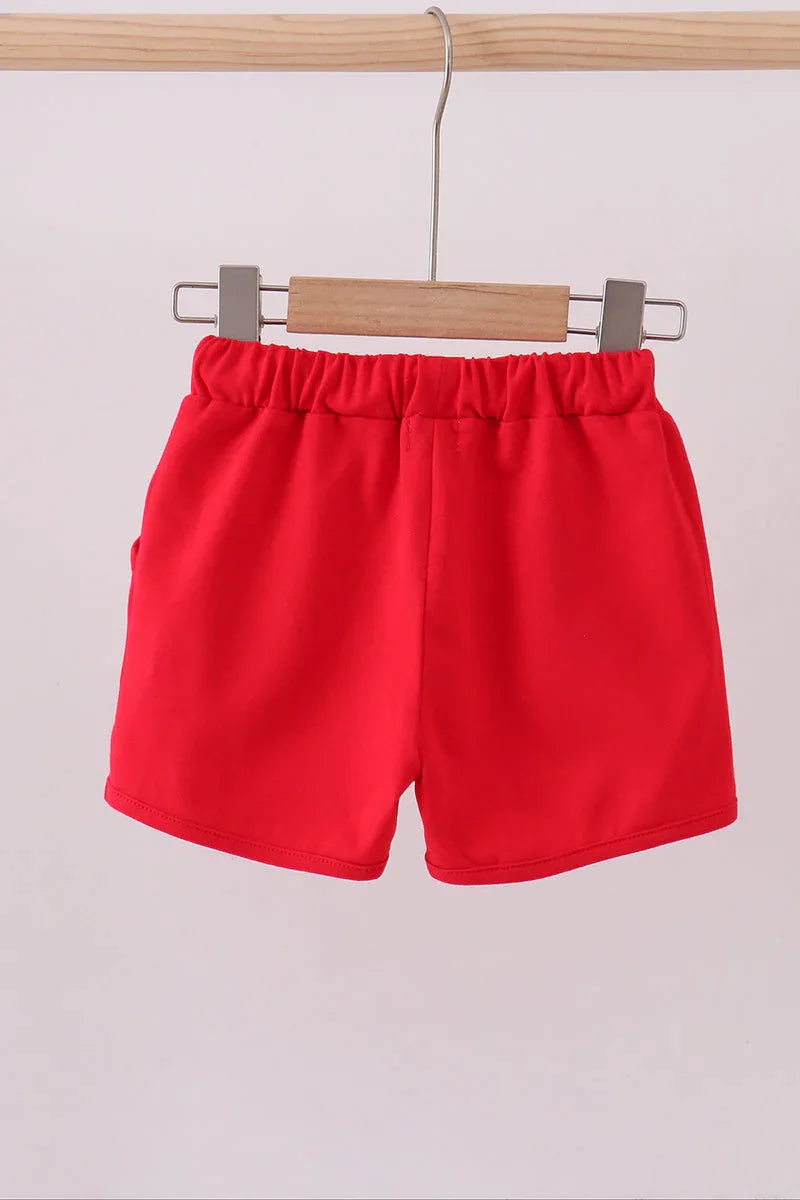 Premium Red drawstring shorts - Essential Southern Charm