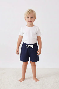 Premium Navy drawstring shorts - Essential Southern Charm