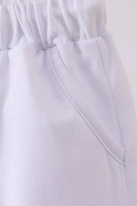 Premium White drawstring shorts - Essential Southern Charm
