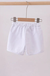 Premium White drawstring shorts - Essential Southern Charm
