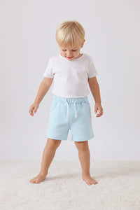 Premium Mint&white stripe drawstring shorts - Essential Southern Charm