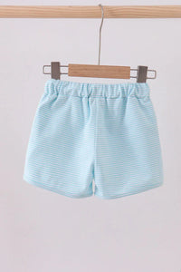 Premium Mint&white stripe drawstring shorts - Essential Southern Charm