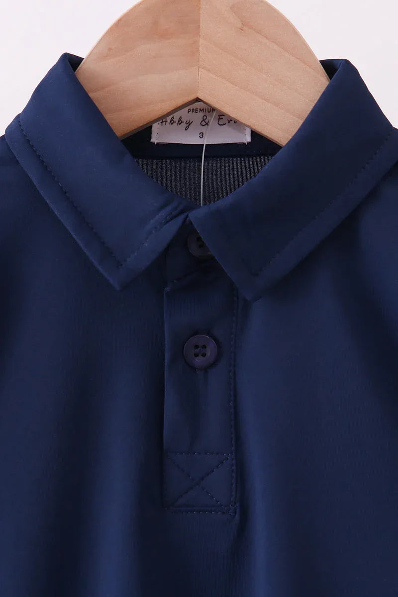 Blue everyday Collared Tank - Essential Southern Charm