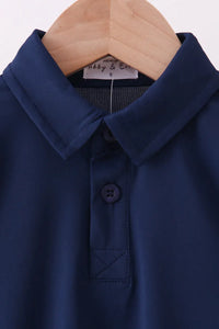 Blue everyday Collared Tank - Essential Southern Charm