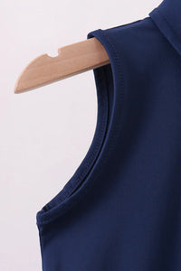 Blue everyday Collared Tank - Essential Southern Charm