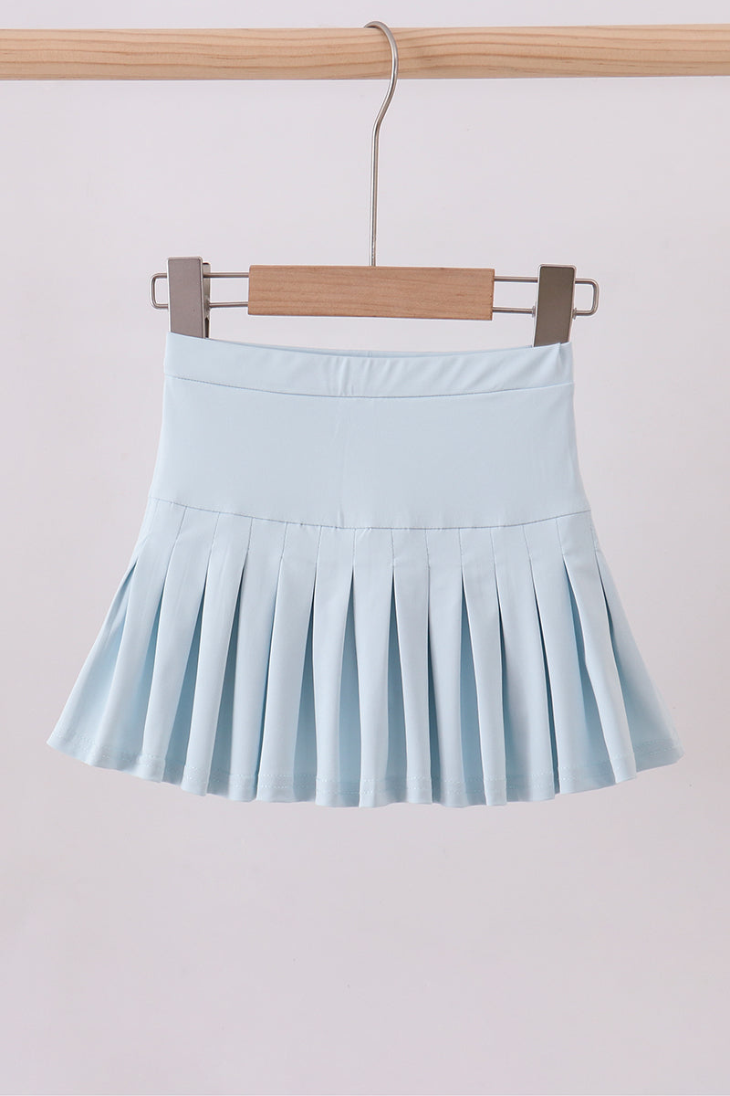 Pleated skort - Sky Blue