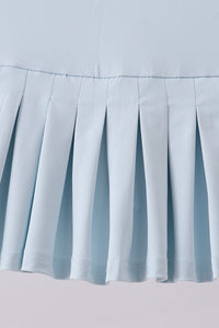 Pleated skort - Sky Blue