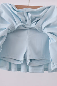 Pleated skort - Sky Blue