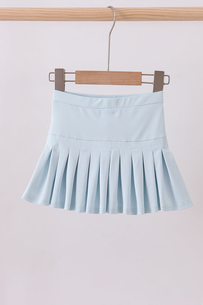 Pleated skort - Sky Blue