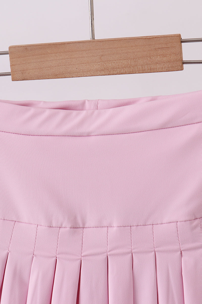 Pleated skort - Pink
