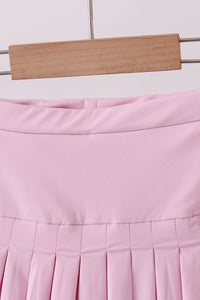 Pleated skort - Pink