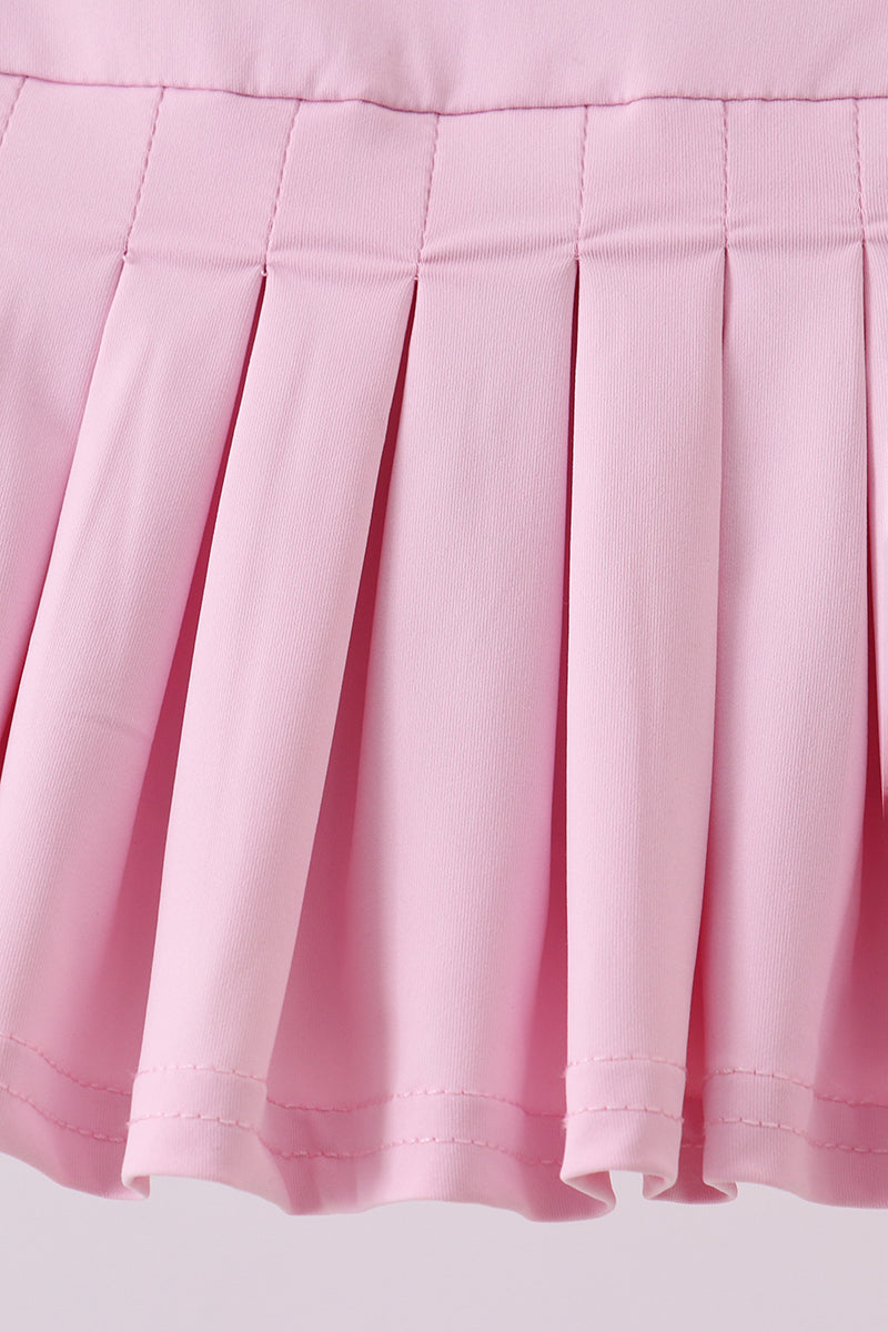Pleated skort - Pink
