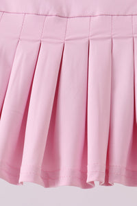 Pleated skort - Pink