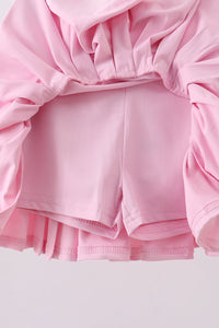 Pleated skort - Pink
