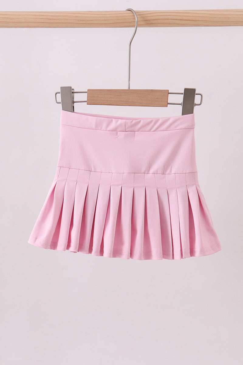 Pleated skort - Pink