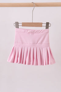 Pleated skort - Pink