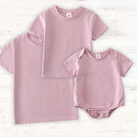 Purple Blank Basic T-Shirt Adult Kids And Baby Bubble - Essential Southern Charm
