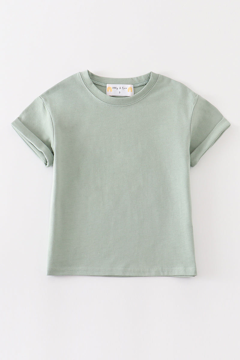 Premium Sage Basic T-Shirt - Essential Southern Charm
