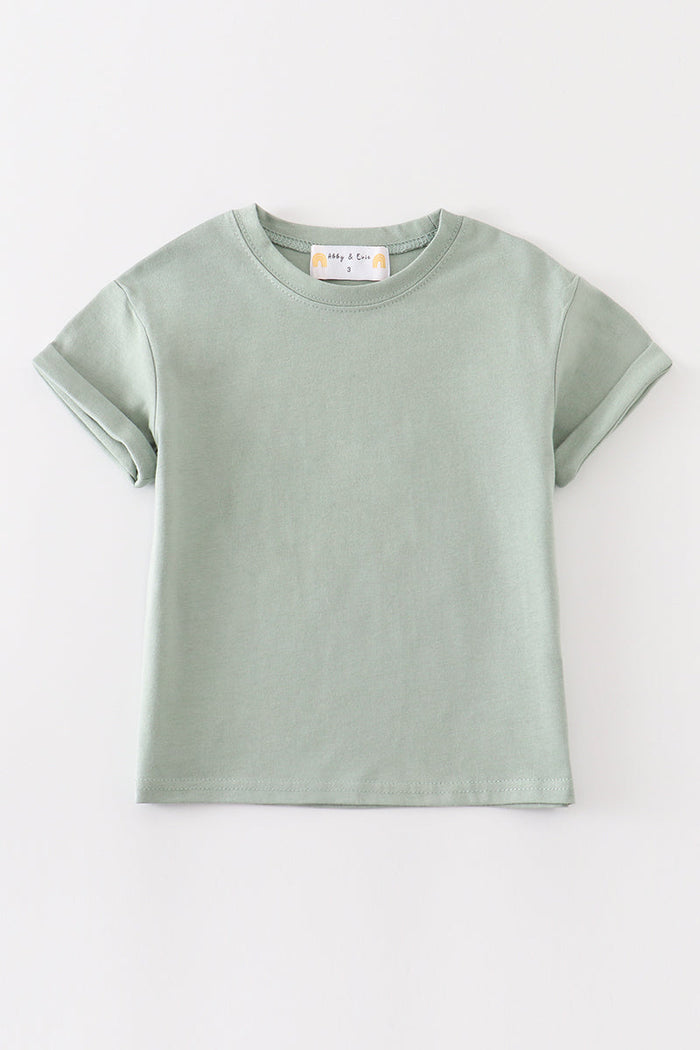 Premium Sage Basic T-Shirt - Essential Southern Charm