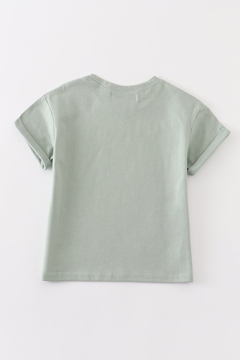 Premium Sage Basic T-Shirt - Essential Southern Charm