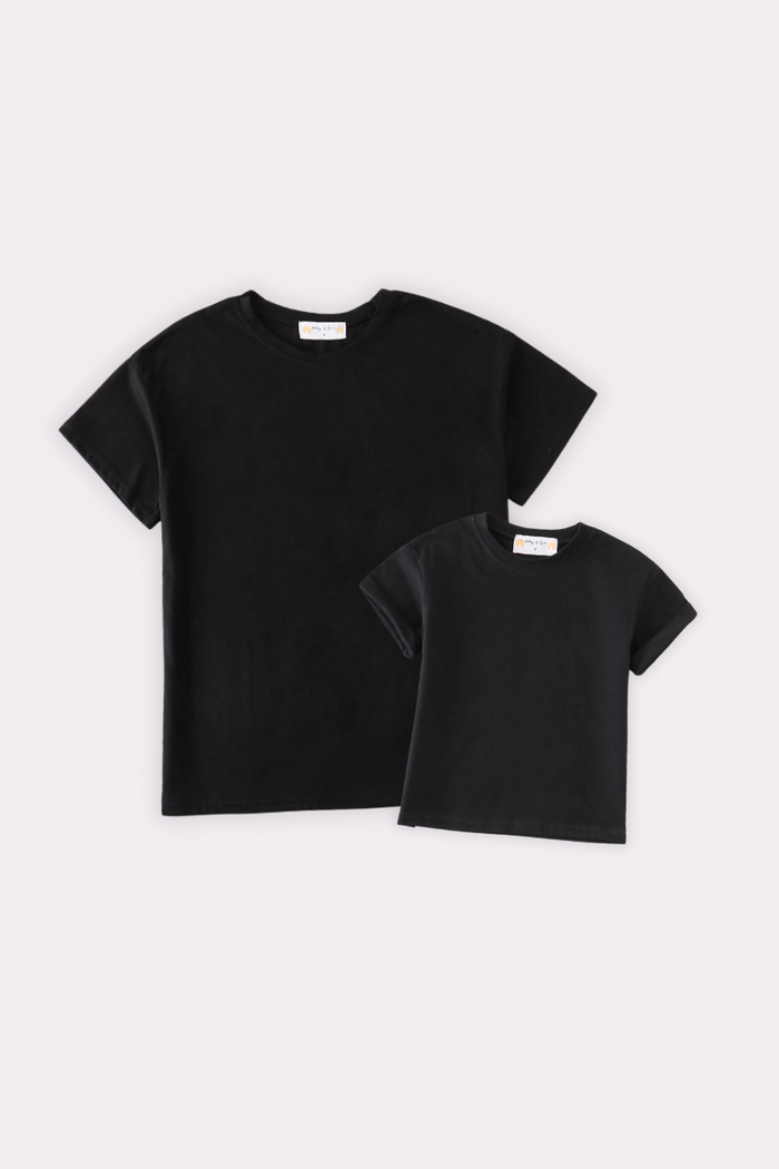 Premium Black Basic T-Shirt Kids And Adult - Essential Southern Charm