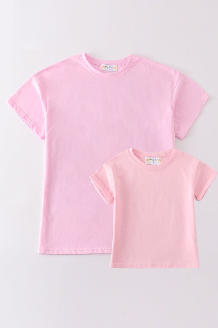 Premium Blush Basic T-Shirt Kids And Adult - Essential Southern Charm