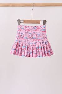 Flag star print skorts