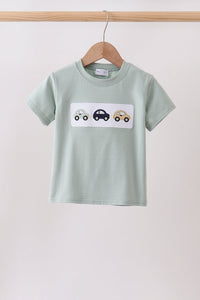 Vehicle embroidery top