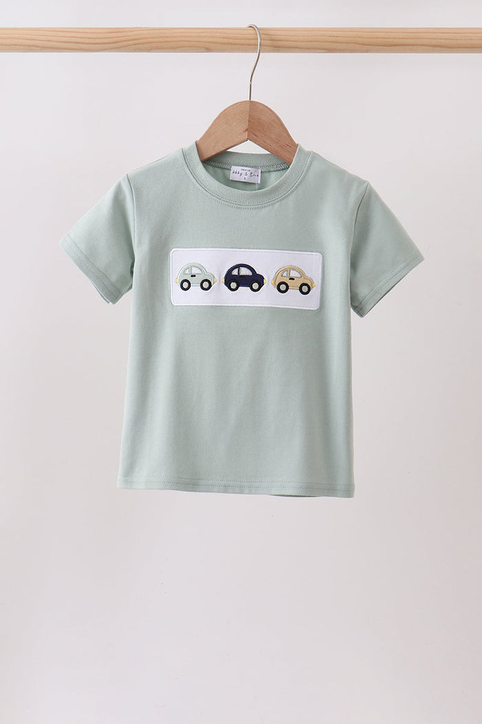 Vehicle embroidery top
