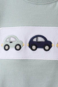 Vehicle embroidery top