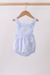 Lemon embroidery ruffle bubble