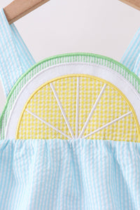 Lemon ruffle bubble