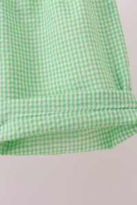 Watermelon embroidery shorts set