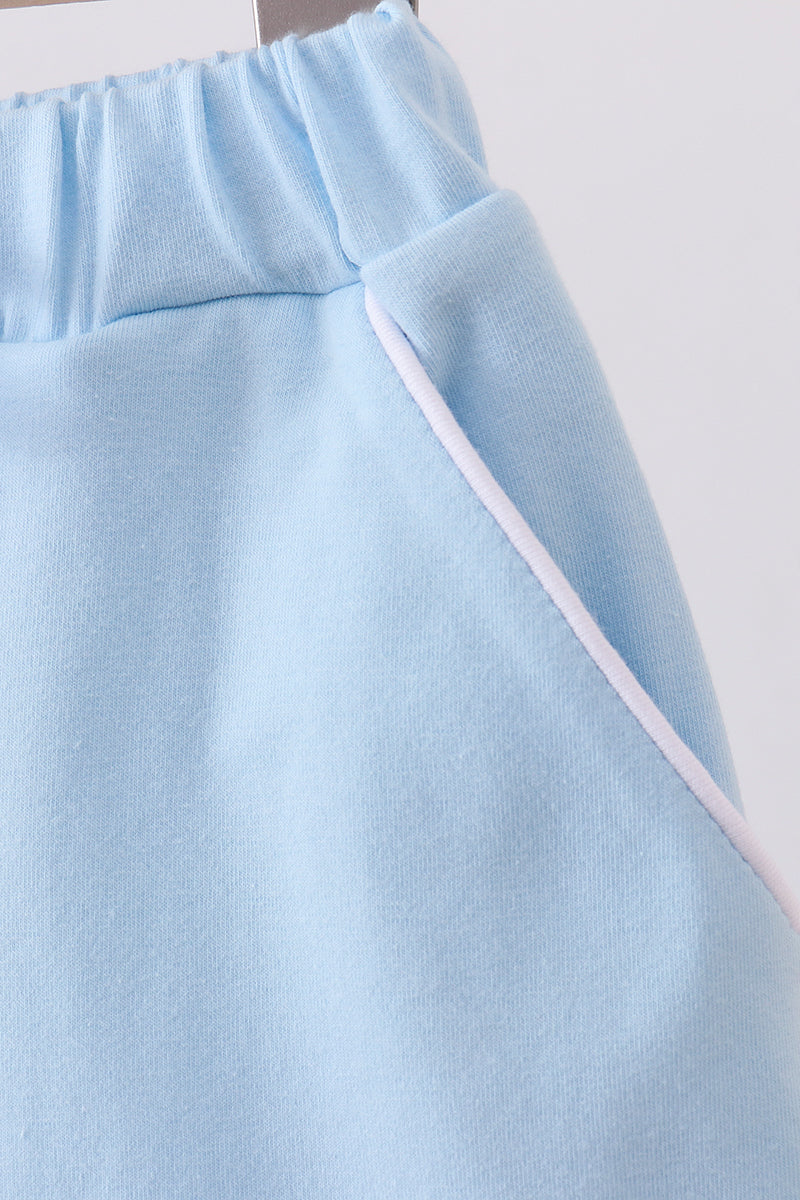 Scallop hem bow skort - Mint