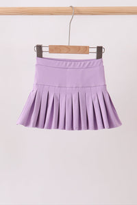 Pleated skort - Purple