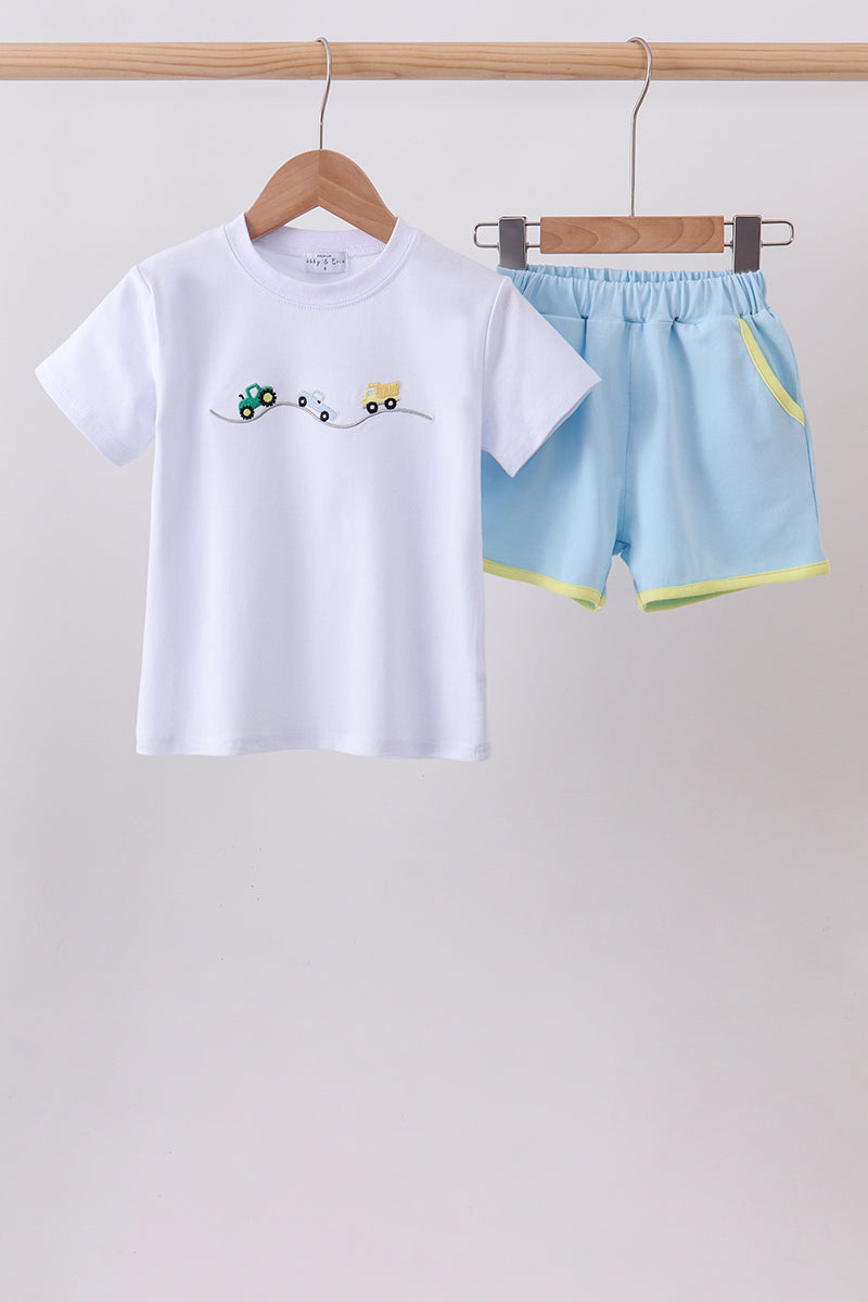 Vehicle Embroidered Set