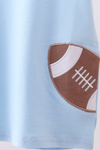 Football applique top