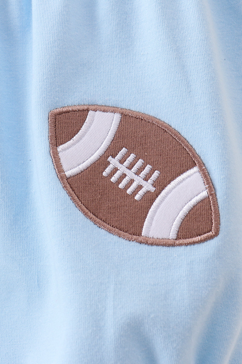 Football applique everyone has fun bubble
