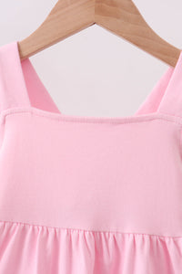 Football applique everyone has fun dress