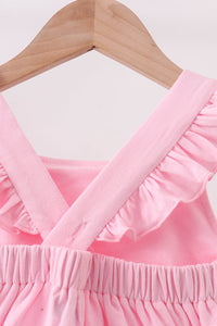 Football applique everyone has fun dress