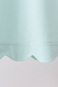 Scalloped Bow Dress - Mint