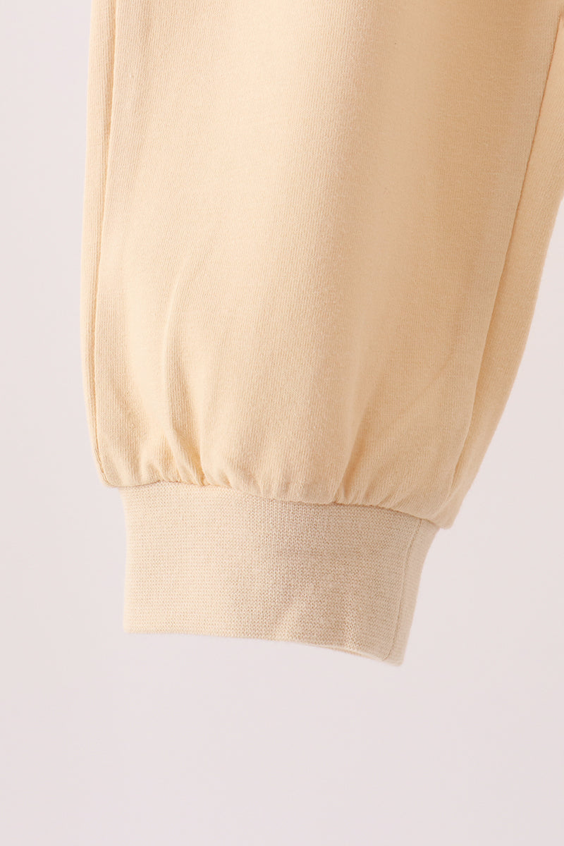 Drawstring Jogger - Apricot