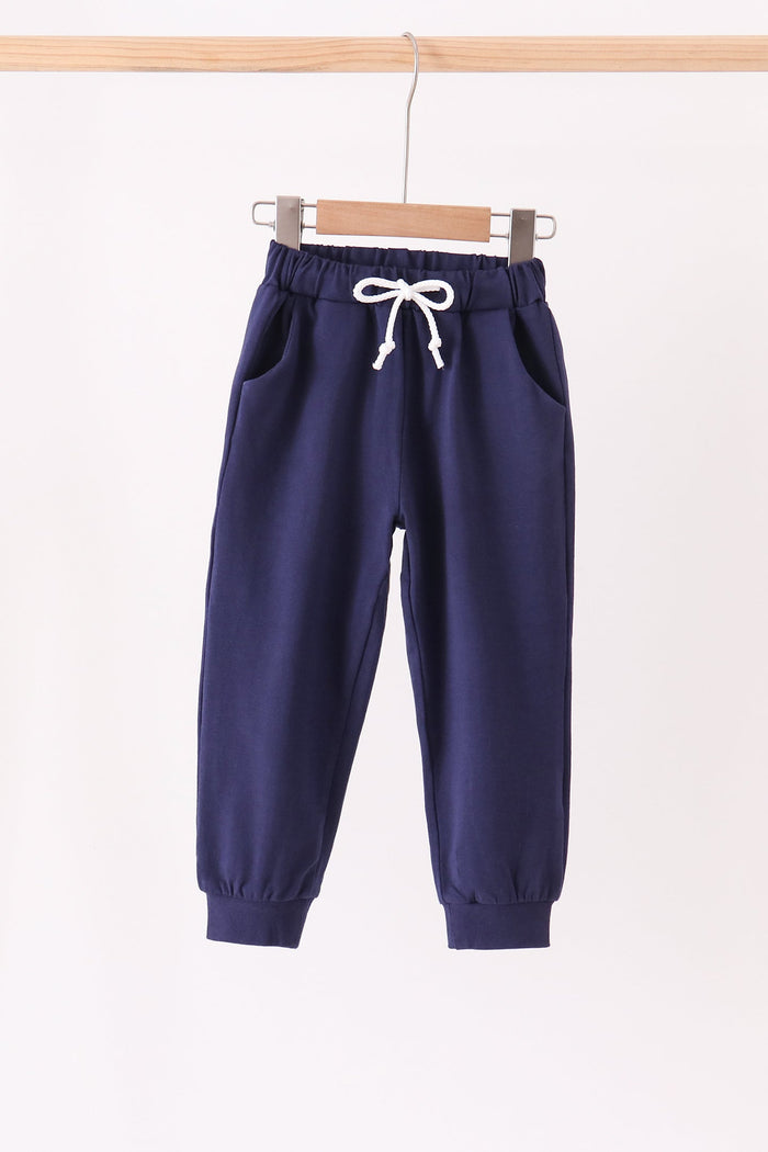 Drawstring Jogger - Navy