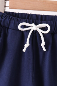 Drawstring Jogger - Navy