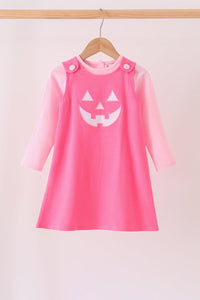 Jack-O-Lantern applique 2pc dress set