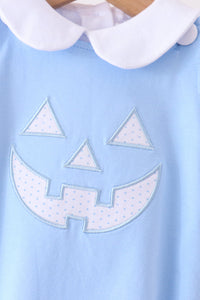 Jack-O-Lantern applique bubble set