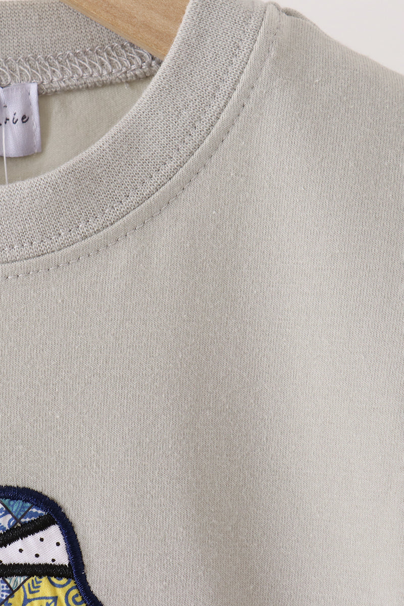 Scarecrow Embroidery Top