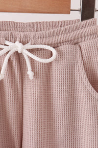 Scalloped pants set - Beige