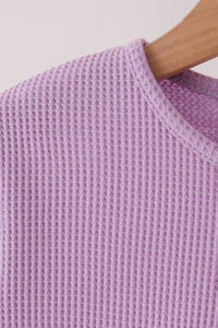 Scalloped pants set - Lavender